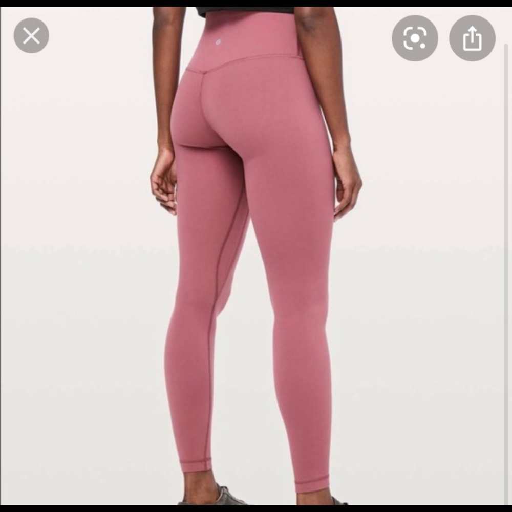 Pink 28’ align Lululemon leggings!